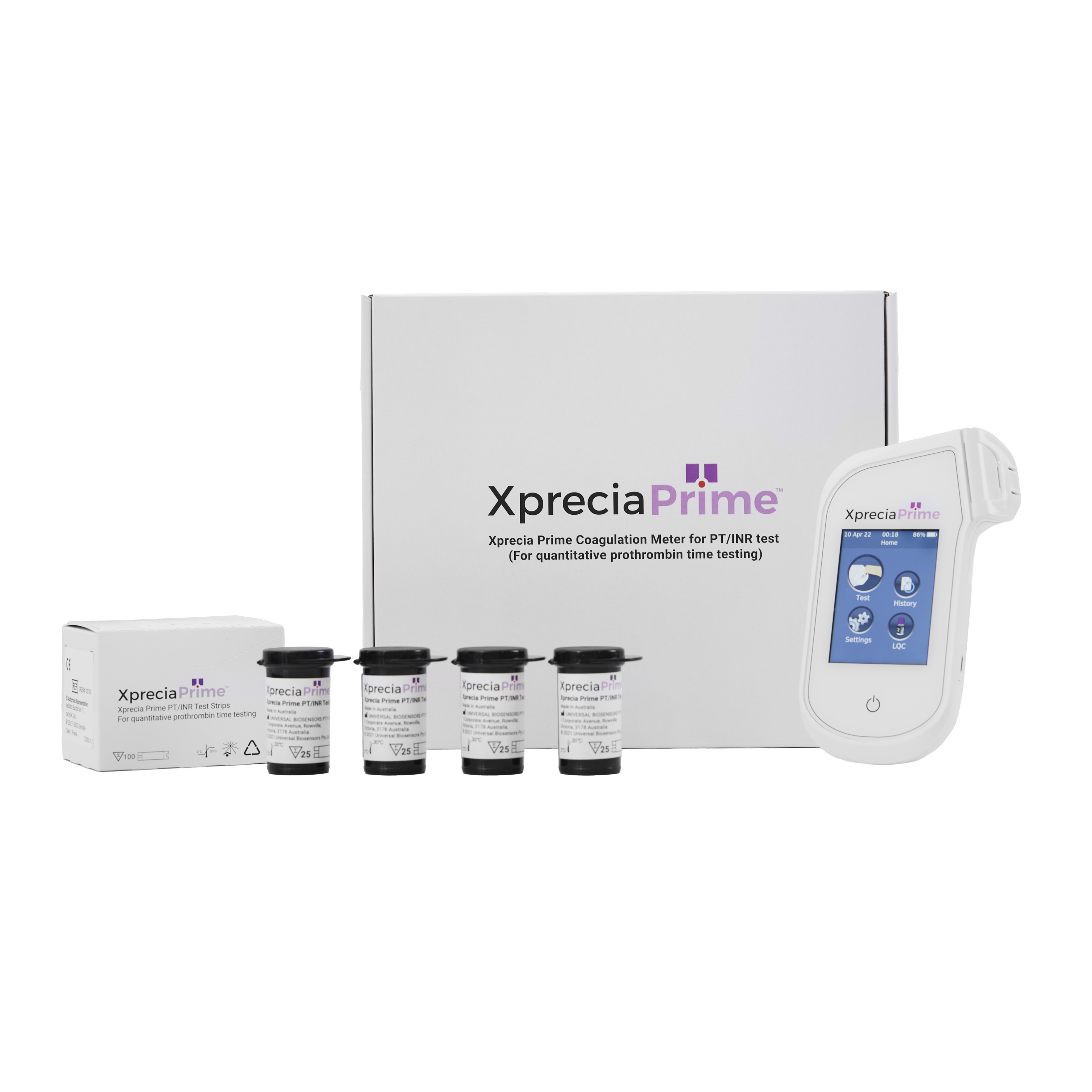 KIT Analyzer Xpreica Prime PT/INR Starter Pack includes 100 Test Strips by Universal BioSensors, LLC  ID 91306